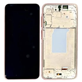 Pantalla Samsung Galaxy A26 5G A266 OLED rosa con marco