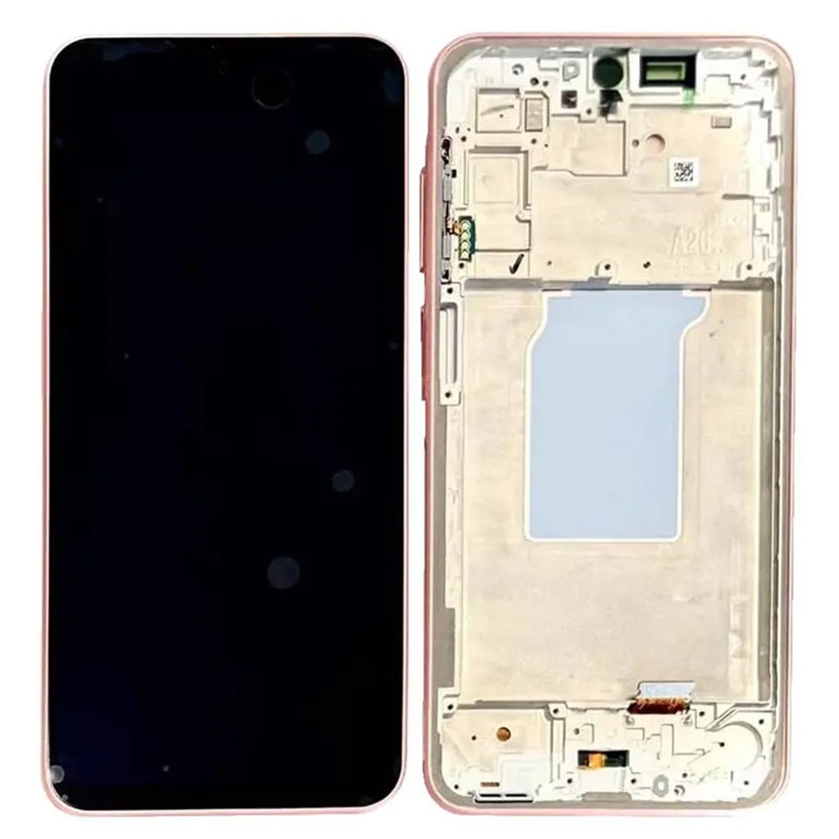 Pantalla Samsung Galaxy A26 5G A266 OLED rosa con marco