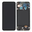 Pantalla Samsung Galaxy A30 A305 OLED negra con marco