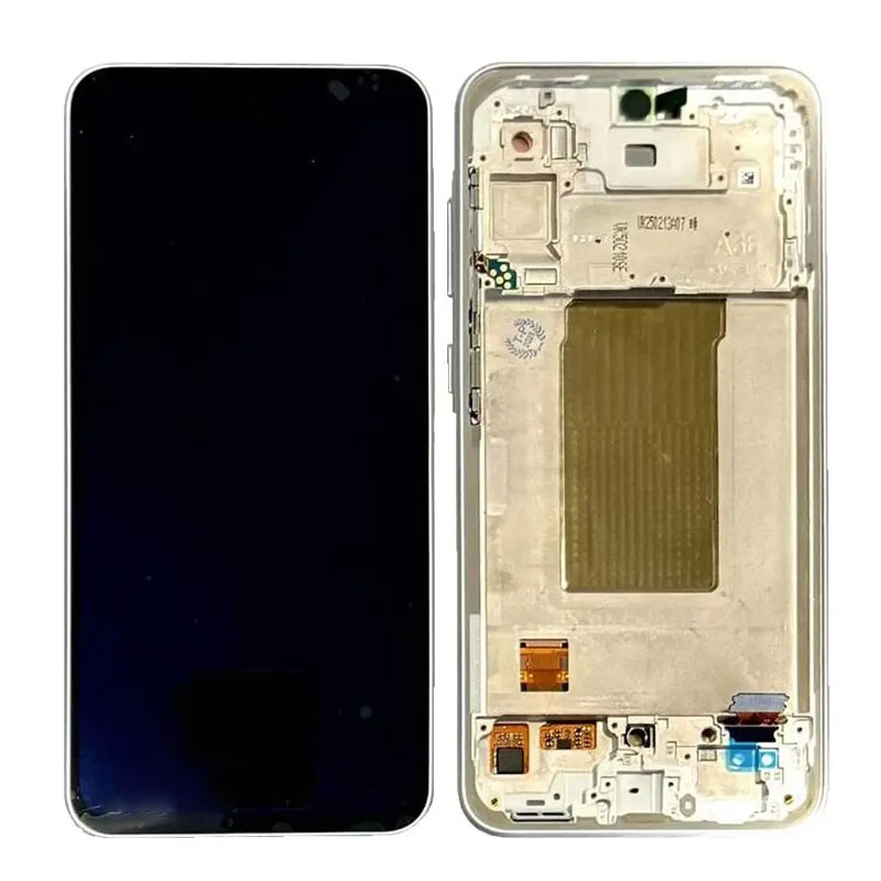 Pantalla Samsung Galaxy A36 5G A366 OLED Blanca  con maco