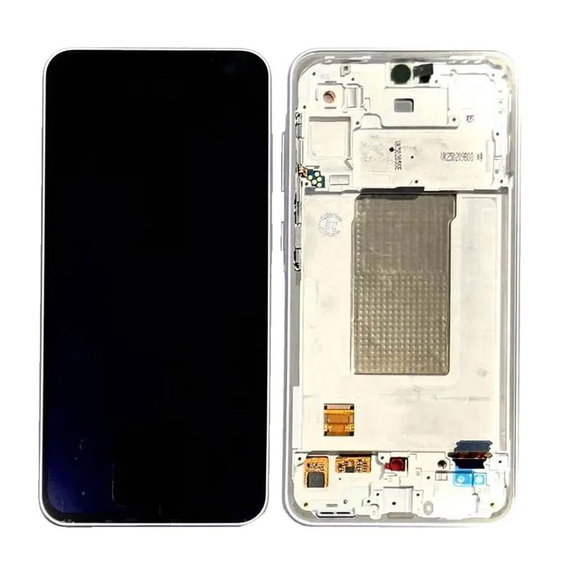 Pantalla Samsung Galaxy A36 5G A366 OLED lavanda con marco