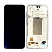 Pantalla Samsung Galaxy A36 5G A366 OLED lavanda con marco