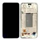 Pantalla Samsung Galaxy A36 5G A366 OLED amarilla con marco