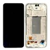 Pantalla Samsung Galaxy A36 5G A366 OLED amarilla con marco