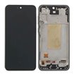 Pantalla Samsung Galaxy A36 5G A366 OLED negra con marco