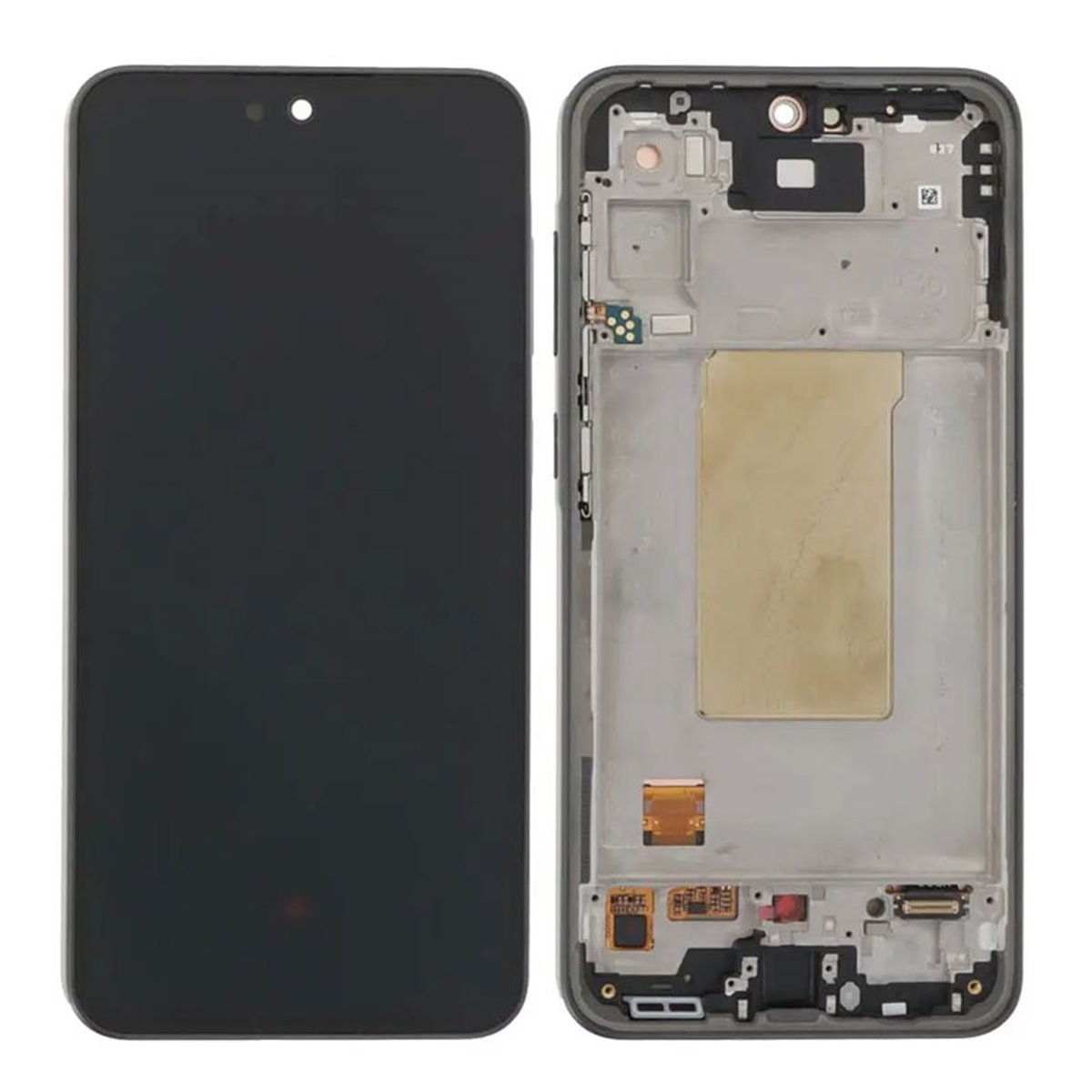 Pantalla Samsung Galaxy A36 5G A366 OLED negra con marco
