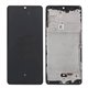 Pantalla Samsung Galaxy A42 5G A426 OLED negra con marco