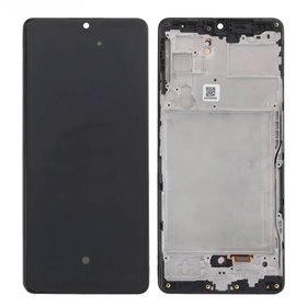 Pantalla Samsung Galaxy A42 5G A426 OLED negra con marco