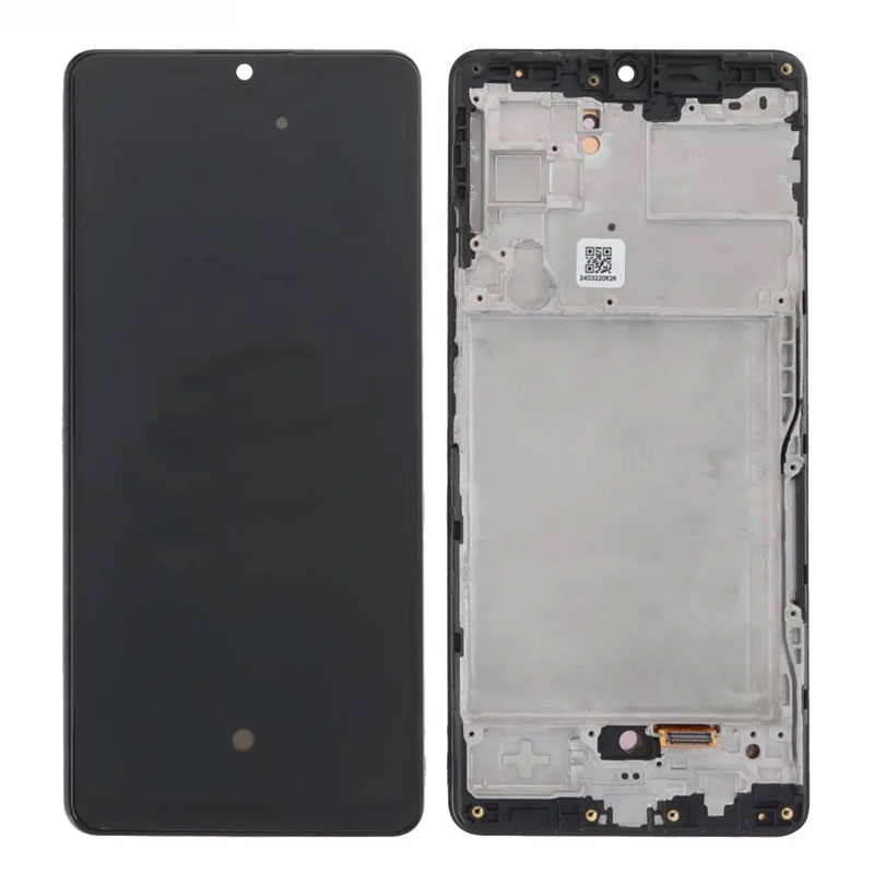 Pantalla Samsung Galaxy A42 5G A426 OLED negra con marco