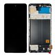 Pantalla Samsung Galaxy A51 A515 OLED negra con marco