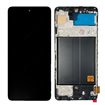 Pantalla Samsung Galaxy A51 A515 OLED negra con marco
