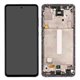 Pantalla Samsung Galaxy A52 4G A525/ A52 5G A526B OLED violeta con marco