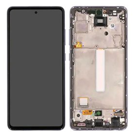 Pantalla Samsung Galaxy A52 4G A525/ A52 5G A526B OLED violeta con marco