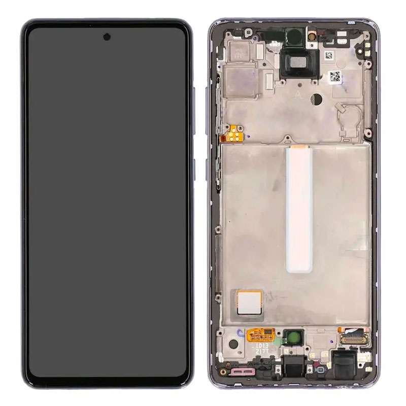 Pantalla Samsung Galaxy A52 4G A525/ A52 5G A526B OLED violeta con marco