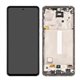 Pantalla Samsung Galaxy A52 4G A525/ A52 5G A526B OLED blanca con marco
