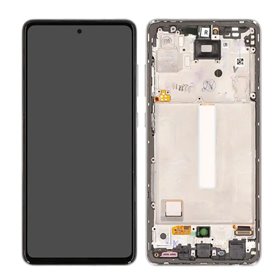 Pantalla Samsung Galaxy A52 4G A525/ A52 5G A526B OLED blanca con marco