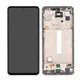 Pantalla Samsung A52s 5G A528 OLED blanca con marco
