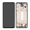 Pantalla Samsung A52s 5G A528 OLED blanca con marco