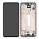 Pantalla Samsung A52s 5G A528 OLED lavanda con marco