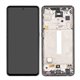 Pantalla Samsung A52s 5G A528 OLED negra con marco