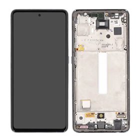 Pantalla Samsung A52s 5G A528 OLED negra con marco