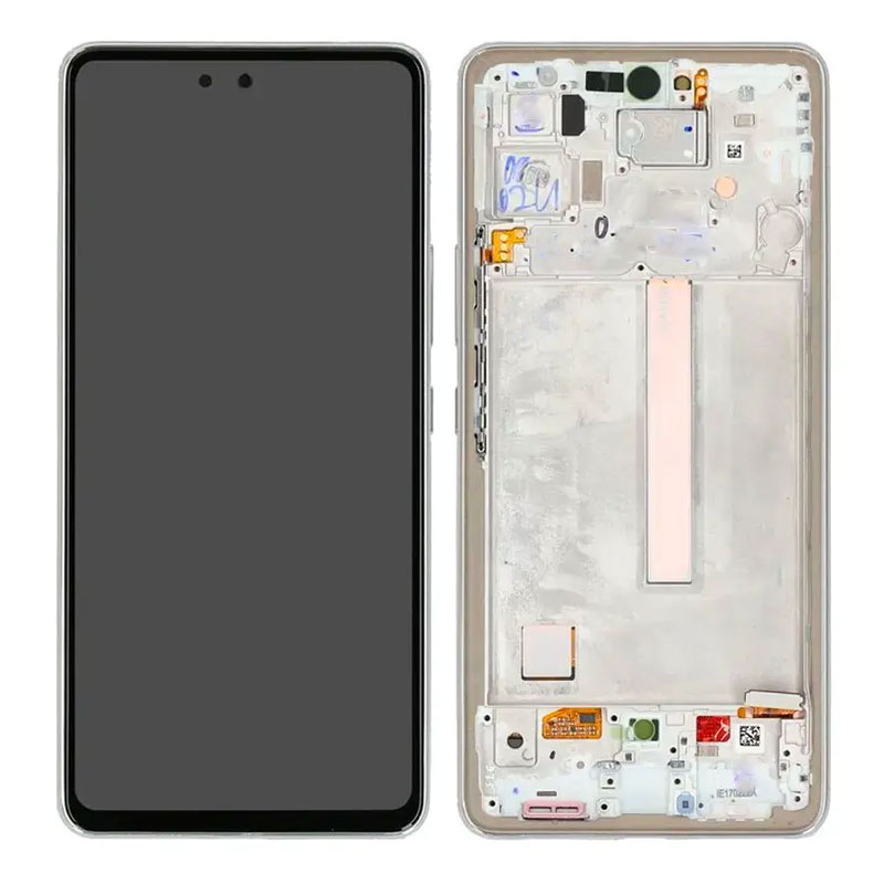 Pantalla Samsung A53 5G A536 OLED blanca con marco