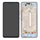 Pantalla Samsung A53 5G A536 OLED azul con marco