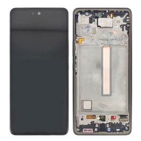 Pantalla Samsung A53 5G A536 OLED negra con marco