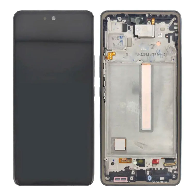 Pantalla Samsung A53 5G A536 OLED negra con marco