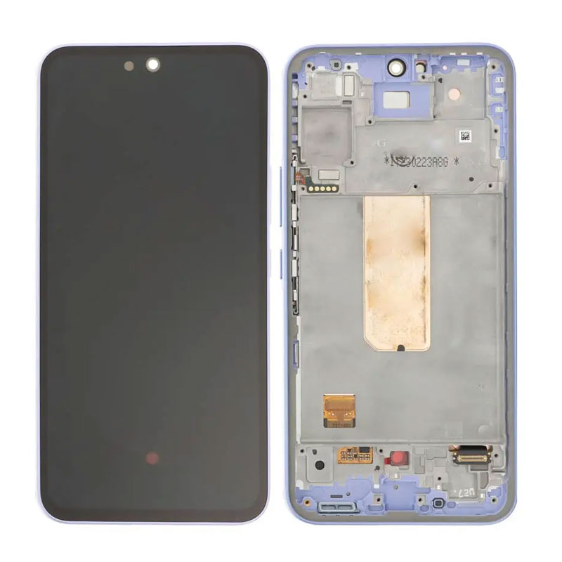 Pantalla Samsung Galaxy A54 5G A546 OLED lavanda con marco