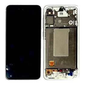 Pantalla Samsung Galaxy A56 5G A566 OLED gris con marco