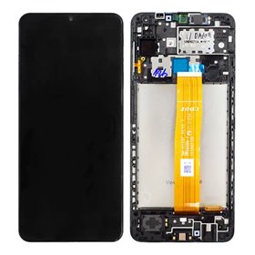 Pantalla original Samsung Galaxy A12 A125F Negro. Service Pack