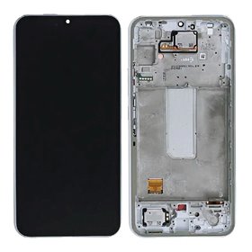 Pantalla original Samsung Galaxy A34 5G A346 Service Pack Plata