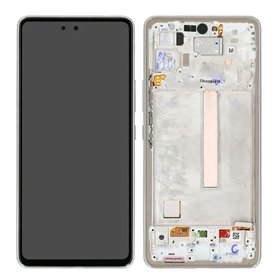 Pantalla original Samsung Galaxy A53 5G A536 Service Pack Blanca
