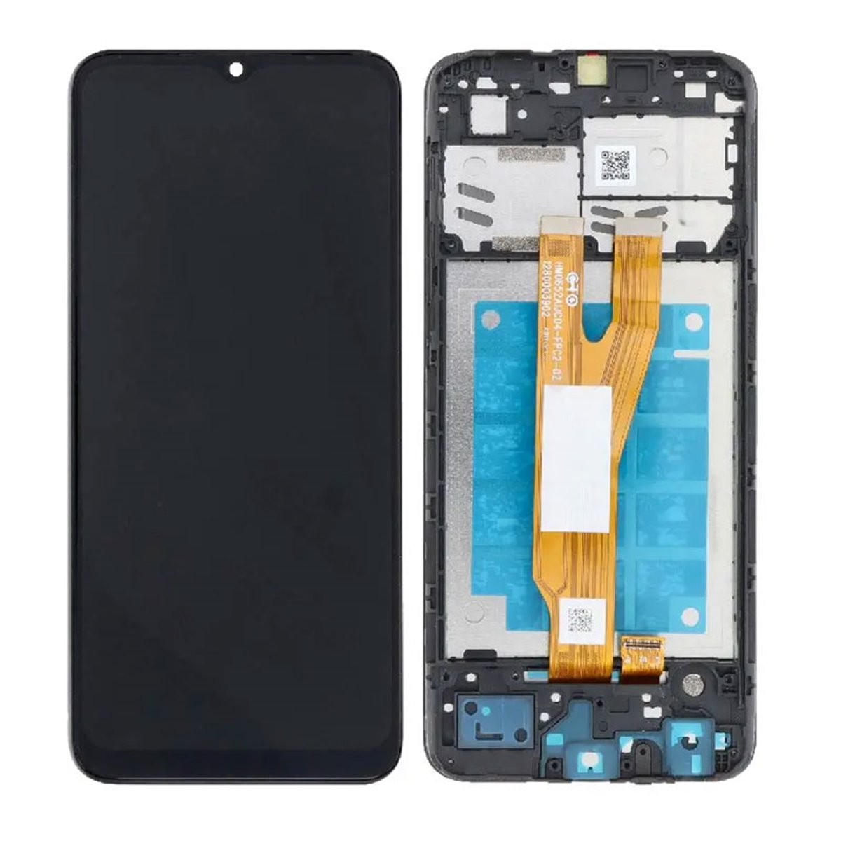 Pantalla Samsung Galaxy A03 Core A032 completa con marco Negra
