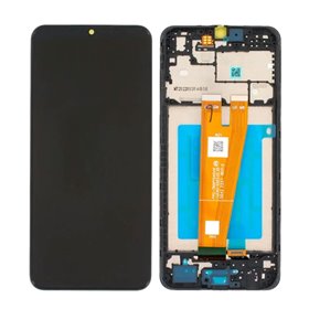 Pantalla Samsung Galaxy A04 A045 completa con marco Negra