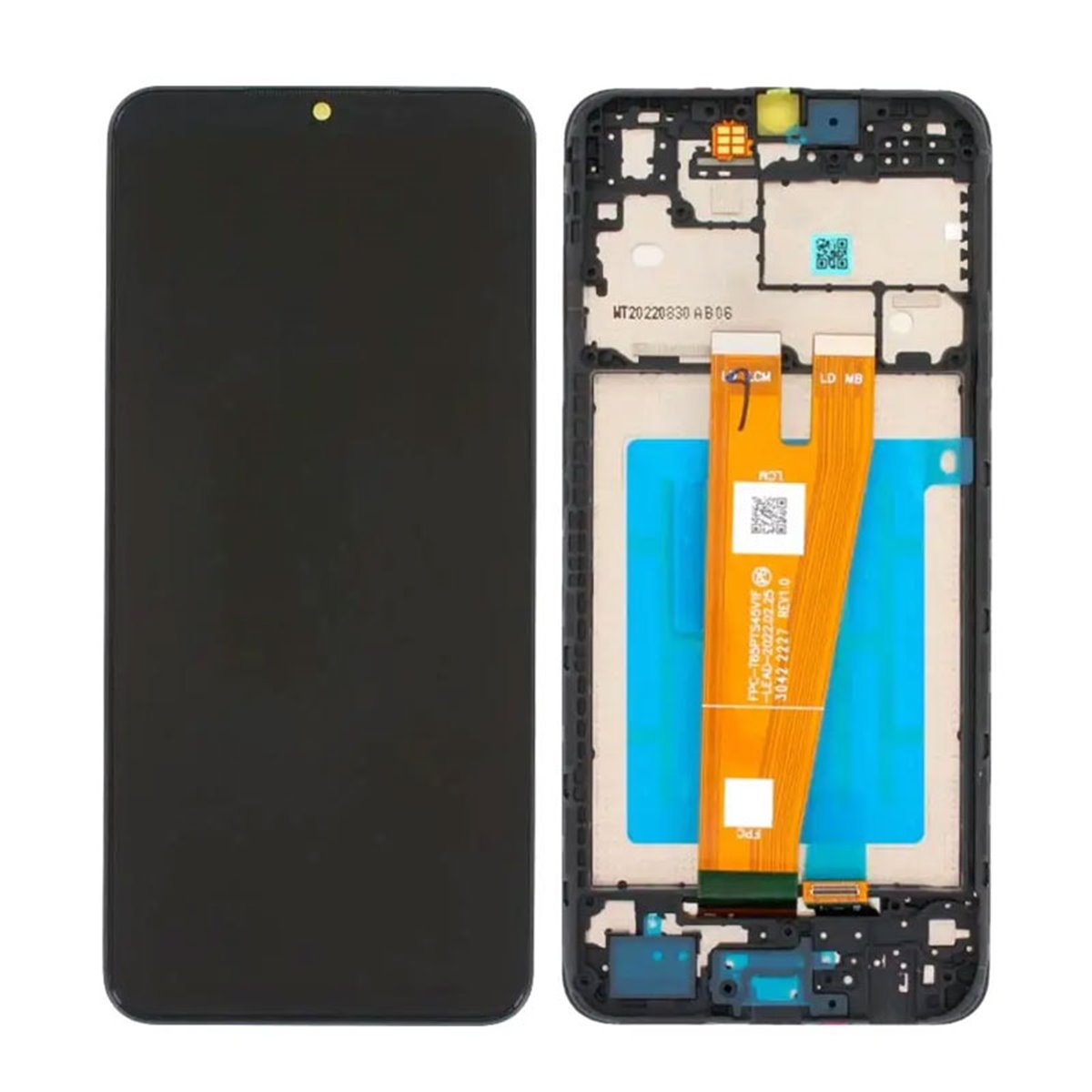 Pantalla Samsung Galaxy A04 A045 completa con marco Negra