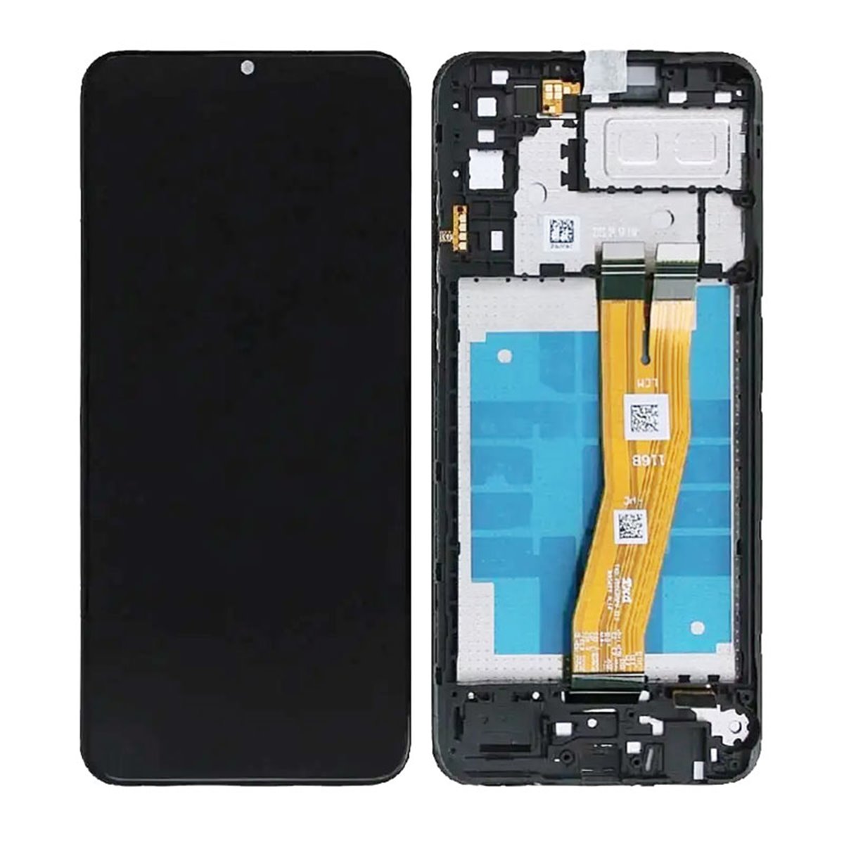 Pantalla Samsung Galaxy A04e A042 completa con marco Negra