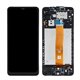 Pantalla Samsung Galaxy A12 A125F completa con marco Negra