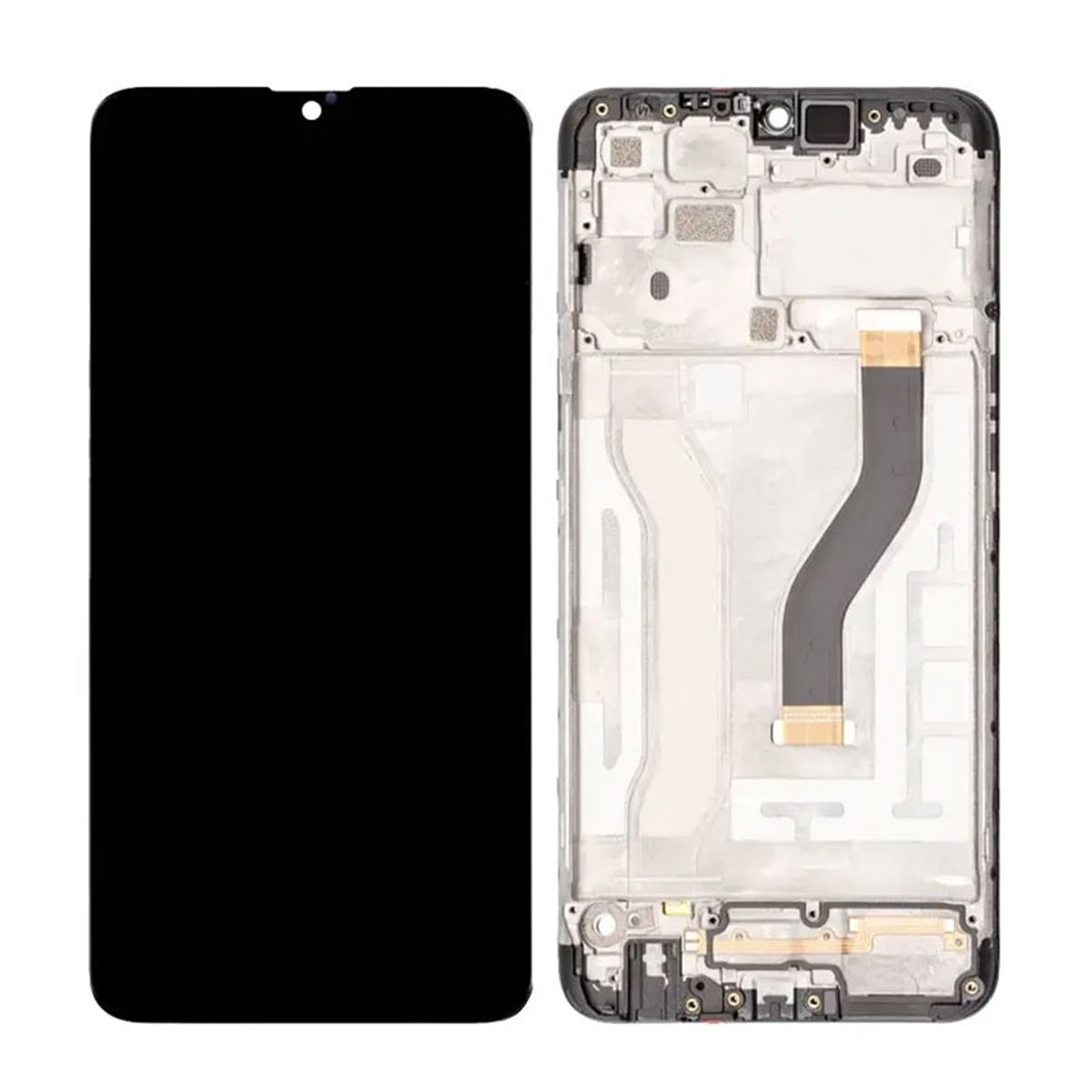 Pantalla Samsung Galaxy A10s A107M completa con marco Negra