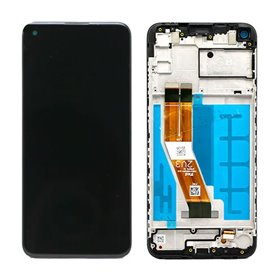 Pantalla Samsung Galaxy A11 A115 completa con marco Negra