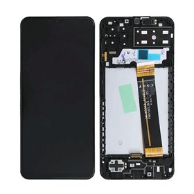 Pantalla Samsung Galaxy A13 4G A137 completa con marco Negra
