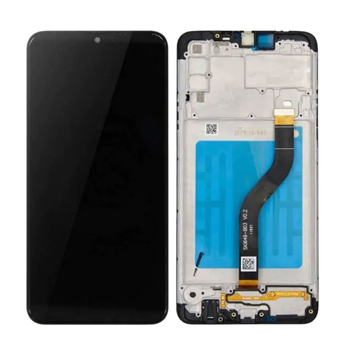 Pantalla Samsung Galaxy A20s A207F completa con marco Negra