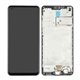 Pantalla Samsung Galaxy A21s A217 completa con marco Negra