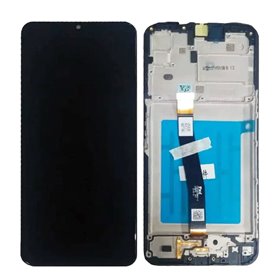 Pantalla Samsung Galaxy A22 5G A226B completa con marco Negra