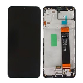 Pantalla Samsung Galaxy A23 4G A235 completa con marco Negra