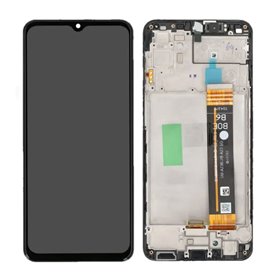Pantalla Samsung Galaxy A23 5G A235 completa con marco Negra