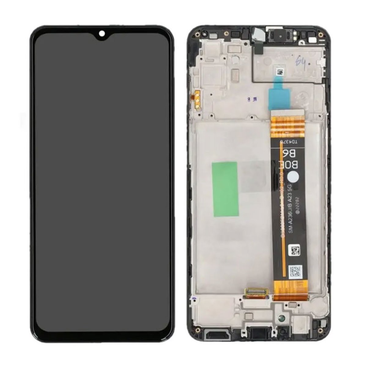 Pantalla Samsung Galaxy A23 5G A235 completa con marco Negra
