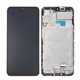 Pantalla Samsung Galaxy A24 4G A245 completa con marco Negra