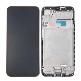 Pantalla Samsung Galaxy A24 4G A245 completa con marco Negra